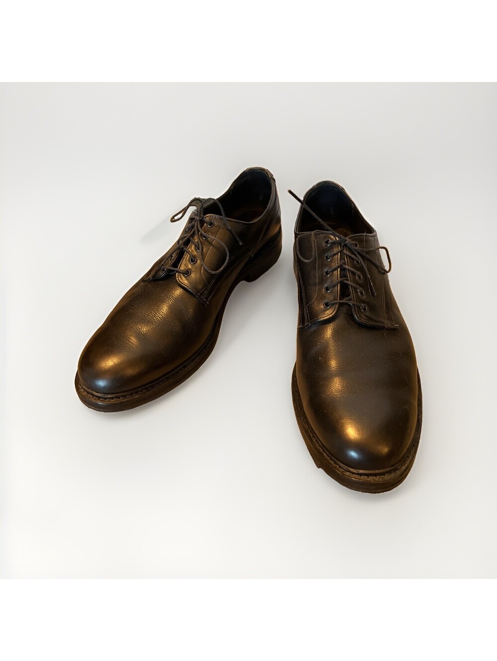 ALLEN EDMONDS CYRUS MENS BLACK DRESS OXFORD SHOES SIZE 12D VGC